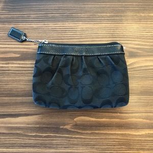 Small Black Coach Clutch